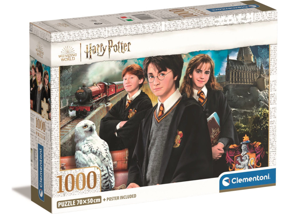 CLEMENTONI Puzzle Harry Potter 1000 dílků