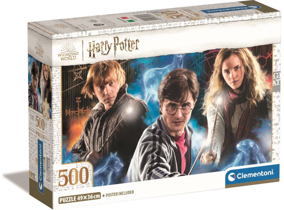 CLEMENTONI Puzzle Harry Potter 500 dílků