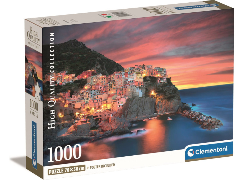 CLEMENTONI Puzzle Manarola 1000 dílků