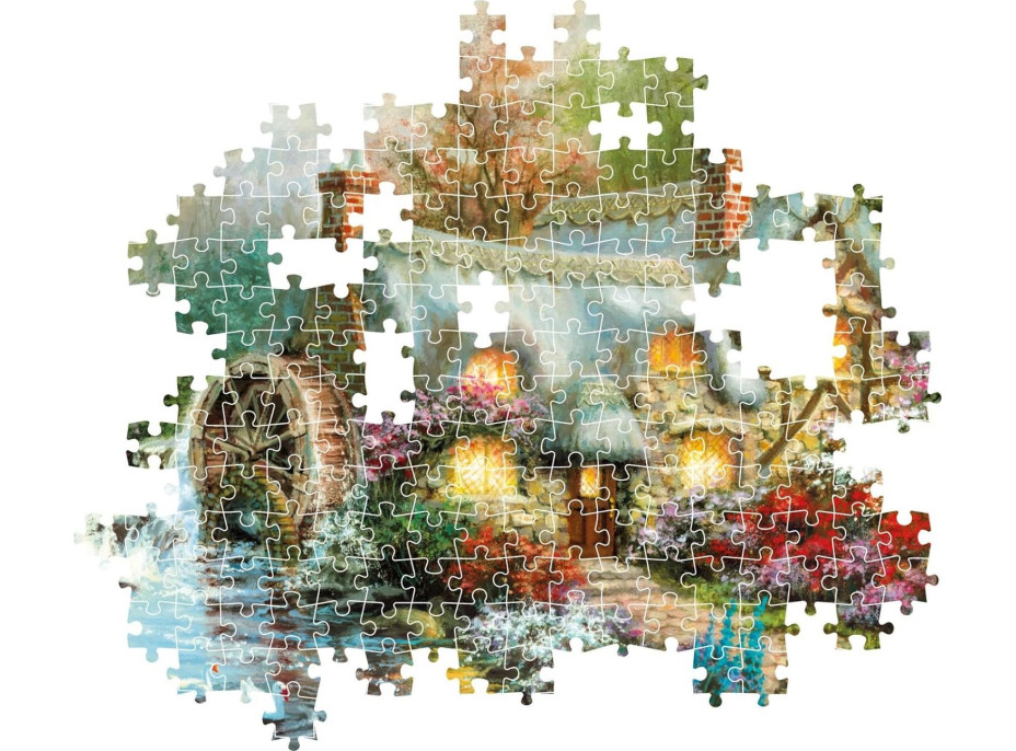 CLEMENTONI Puzzle Útočiště na venkově 1500 dílků