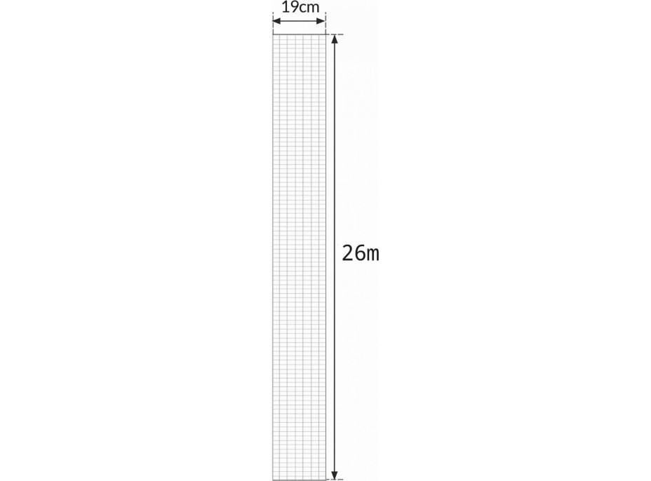 Stínící plotová páska 19 cm x 26 m - antracit