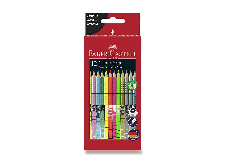 Faber-Castell Pastelky Grip 2001 speciální edice 12 ks