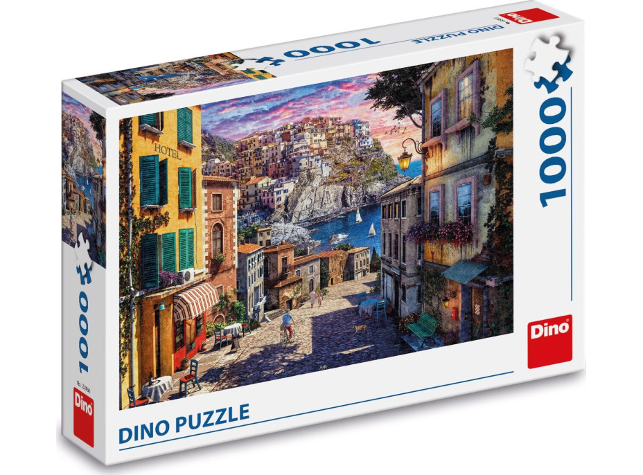 DINO Puzzle Italské pobřeží 1000 dílků