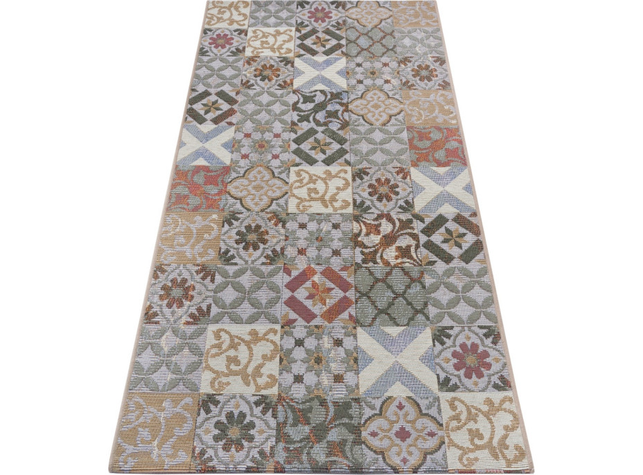 Běhoun Cappuccino 105879 Mosaik Grey Multicolored