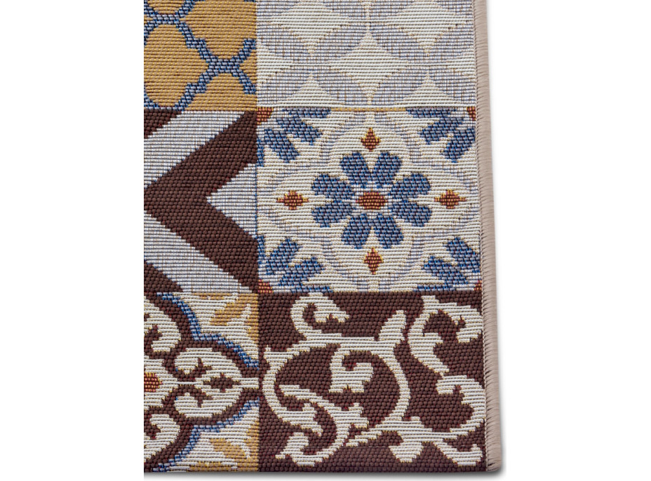 Běhoun Cappuccino 105881 Mosaik Brown Multicolored