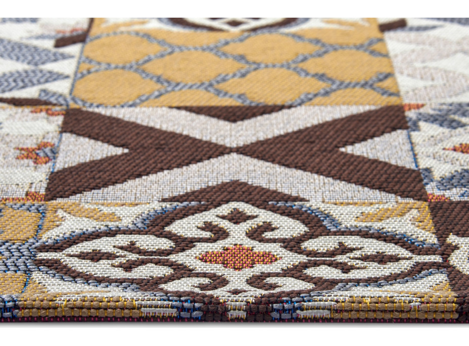 Běhoun Cappuccino 105881 Mosaik Brown Multicolored