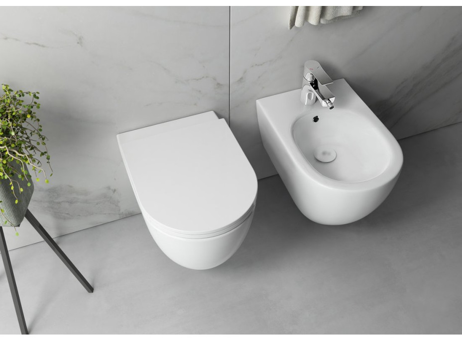 INFINITY bidet závěsný, 36, 5x53cm, bílá mat 10NF41001-2L