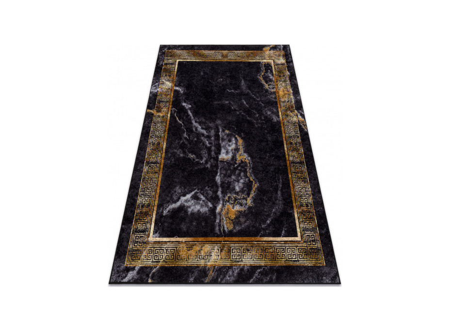 Kusový koberec Miro 51278.809 Marble black / gold