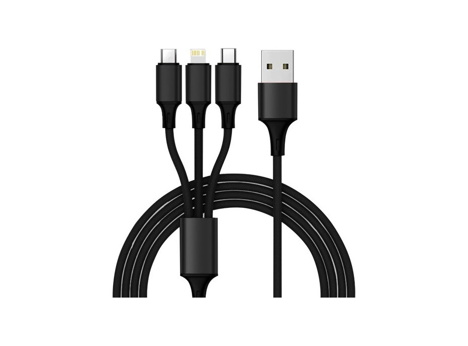 4x USB nabíječka do auta + kabel Xtrobb 19907