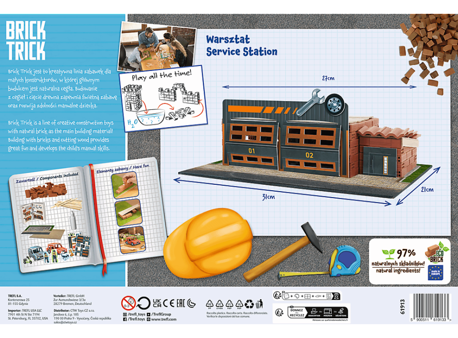 TREFL BRICK TRICK Autoopravna L 150 dílů