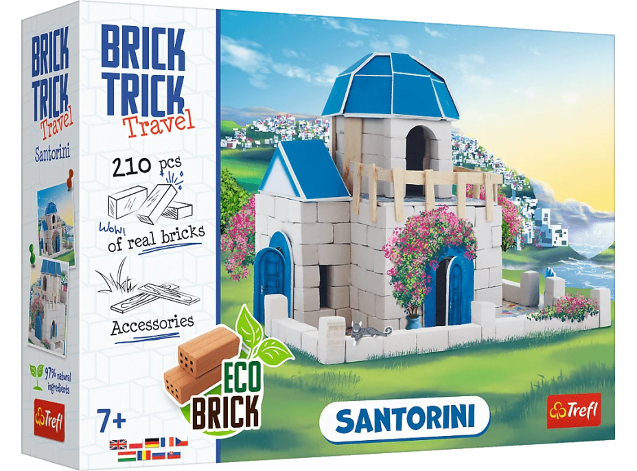 TREFL BRICK TRICK Travel: Santorini M 260 dílů