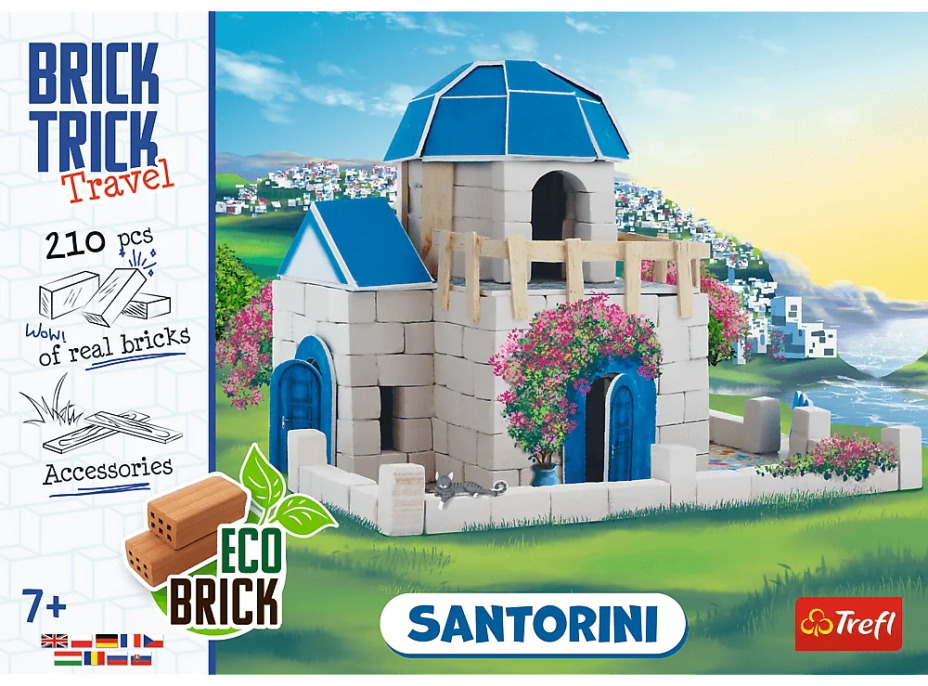 TREFL BRICK TRICK Travel: Santorini M 260 dílů