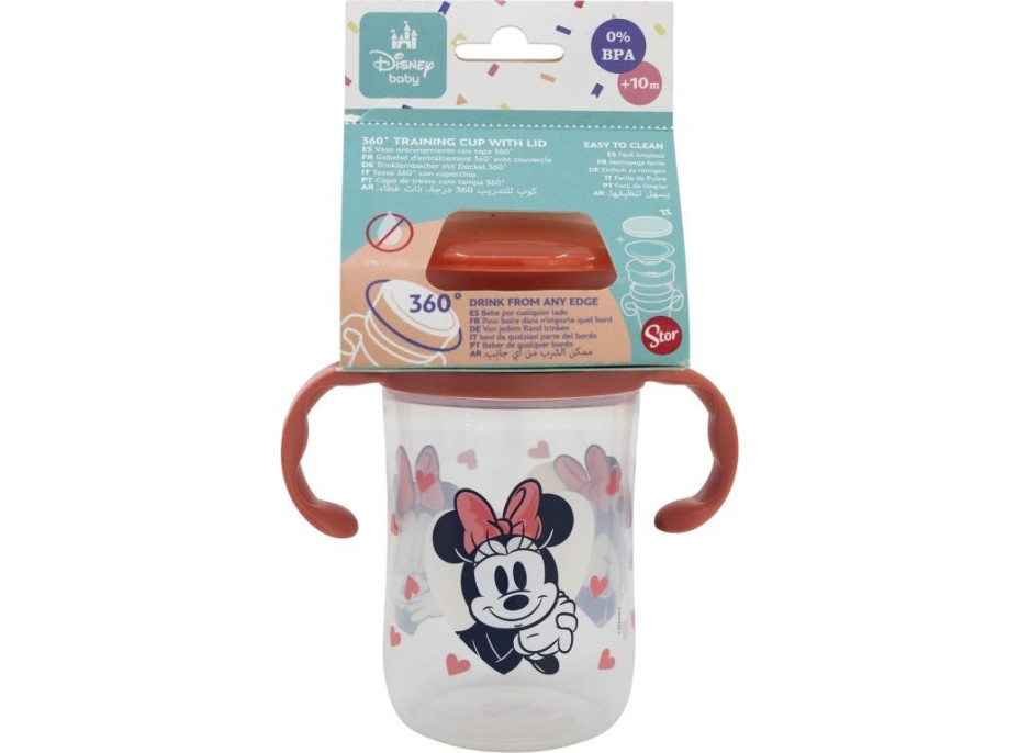 STOR Dětský trénovací hrneček 395 ml Minnie