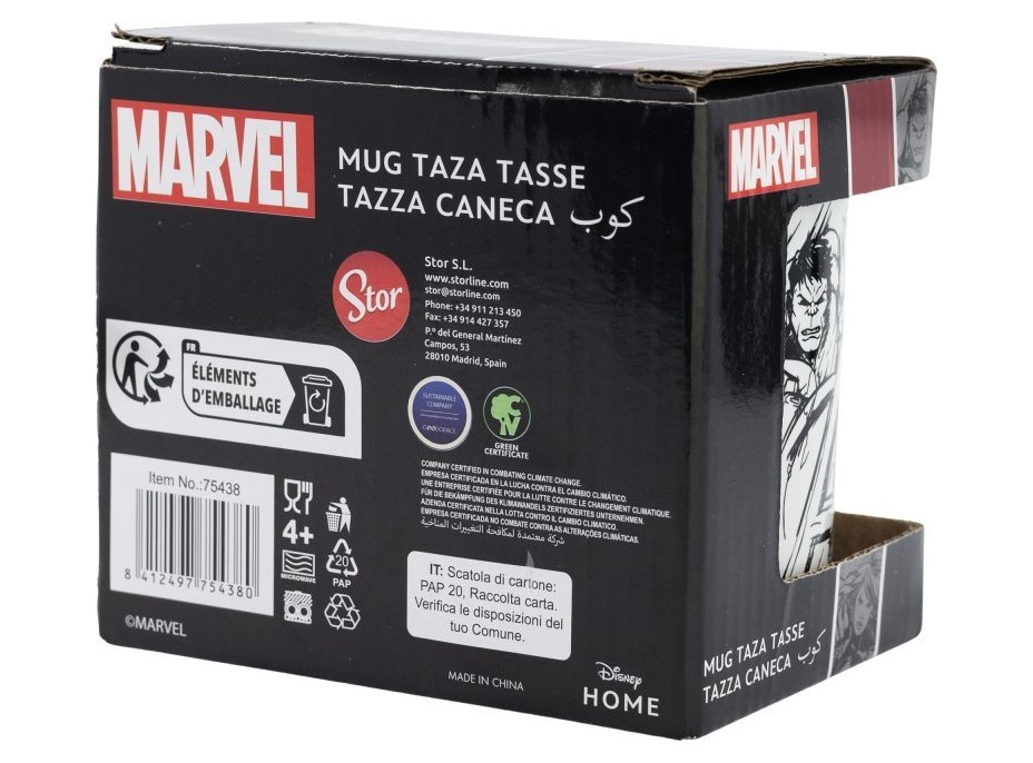 STOR Hrneček keramický 325 ml Marvel