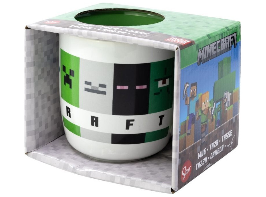 STOR Hrneček keramický 380 ml Minecraft