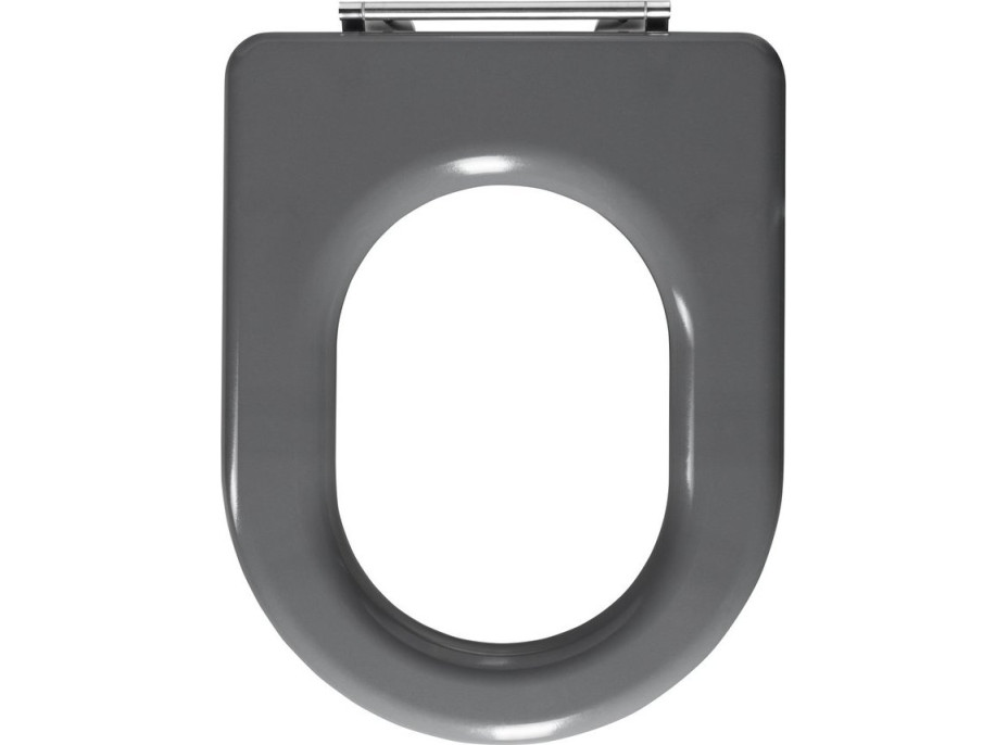 Sapho MEDIC WC sedátko, Slim, Soft Close, duroplast, šedá MC102-113