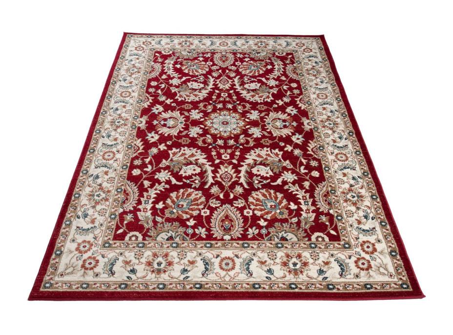 Kusový koberec DUBAI kilim - červený/béžový - 80x150 cm