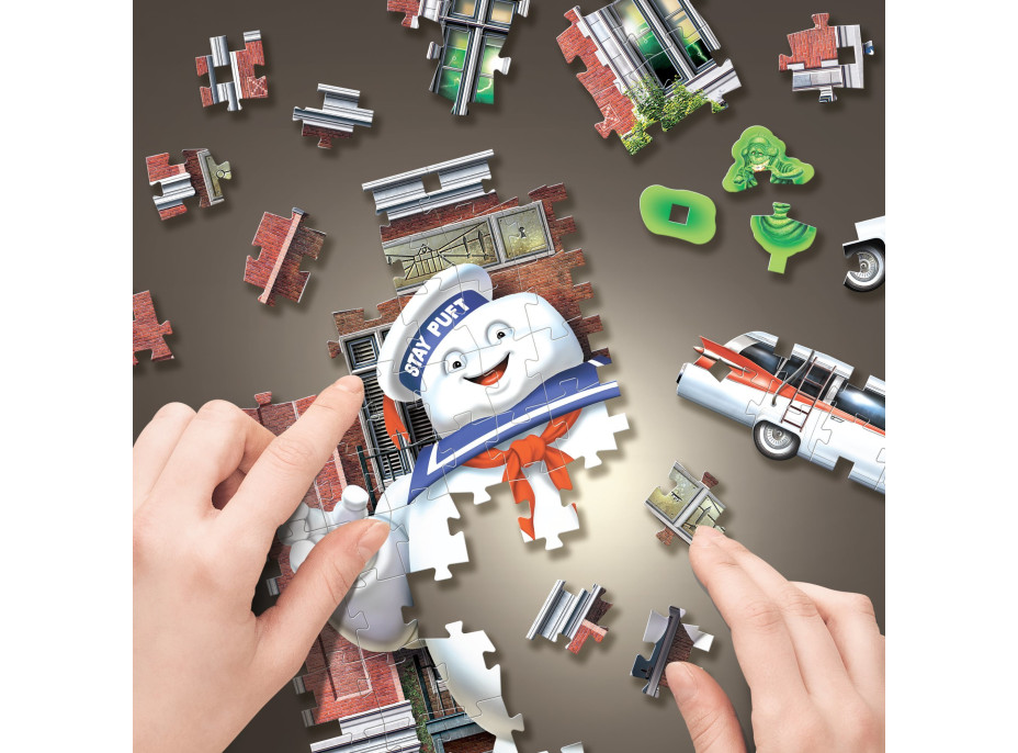 WREBBIT 3D puzzle Ghostbusters: Požární zbrojnice krotitelů duchů 500 dílků