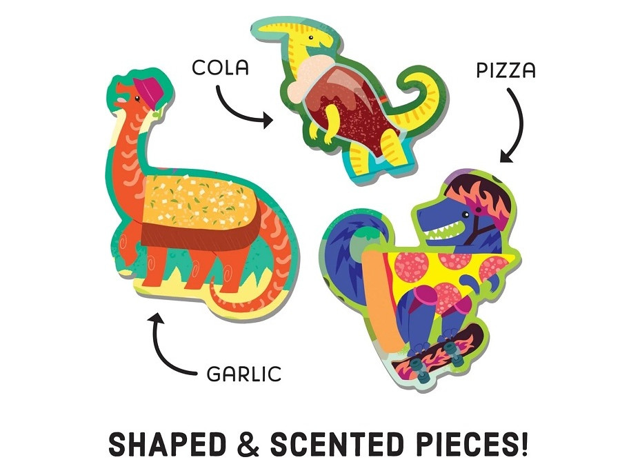 Mudpuppy Puzzle Pizzasaurus 60dílné s vůní