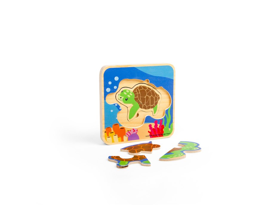 Bigjigs Toys Puzzle Životní cyklus želvy