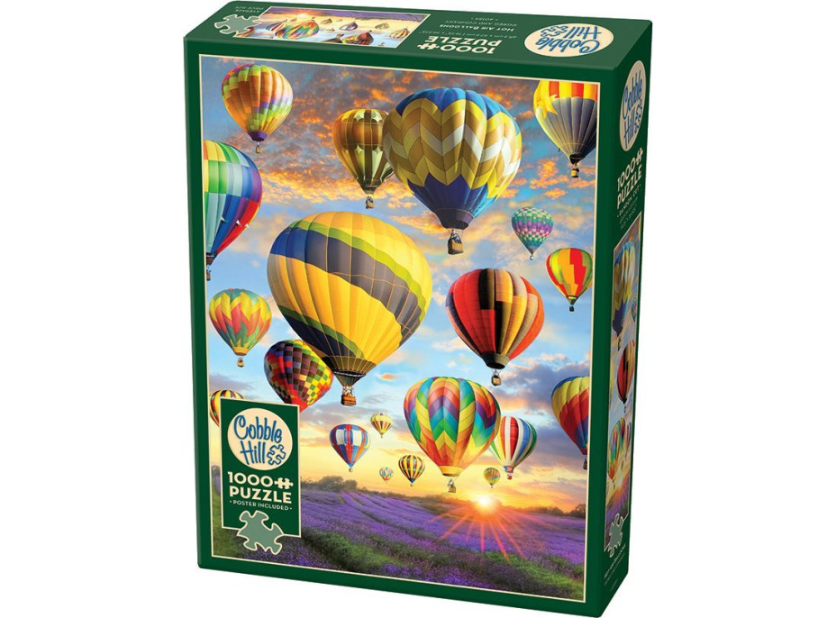 COBBLE HILL Puzzle Horkovzdušné balony 1000 dílků