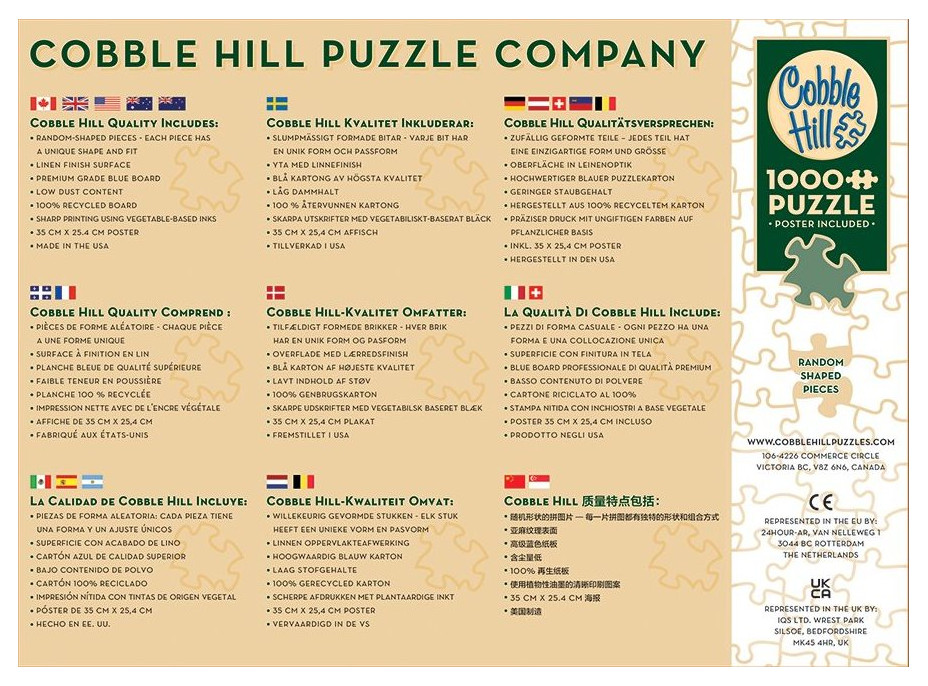 COBBLE HILL Puzzle Po celou noc 1000 dílků