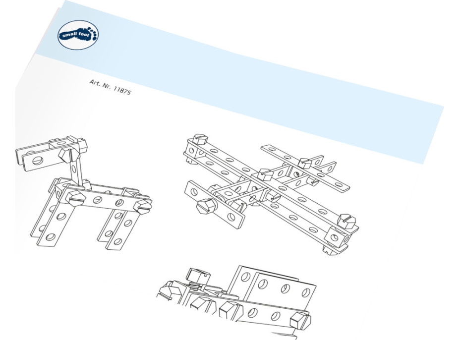 small foot Stavebnice Nordic 67 dílů
