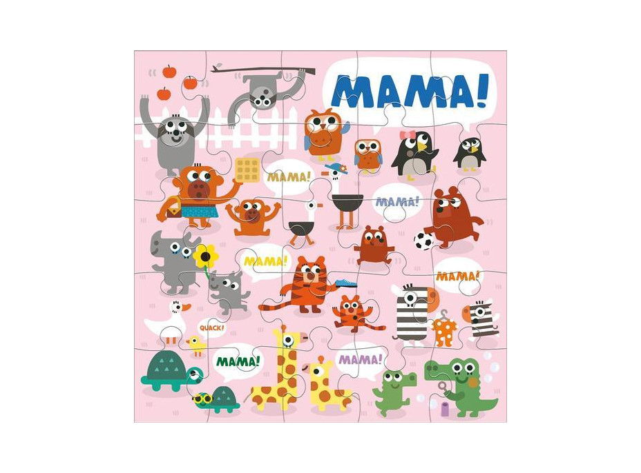 Mudpuppy Jumbo puzzle Mama! 25 dílků