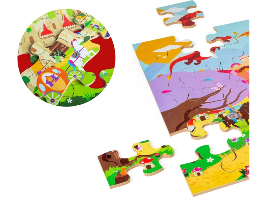 Bigjigs Toys Puzzle Fantasy svět