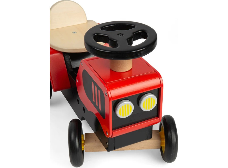 Bigjigs Toys Dřevěné odrážedlo Traktor