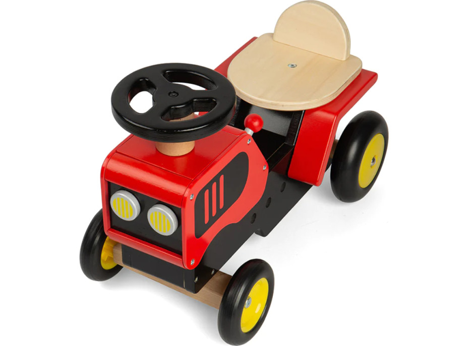 Bigjigs Toys Dřevěné odrážedlo Traktor