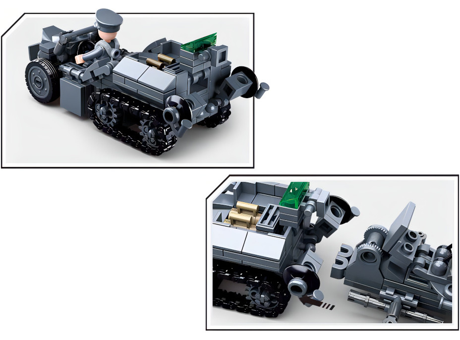 Sluban Army WW2 M38-B0681 Sada německé protivzdušné techniky