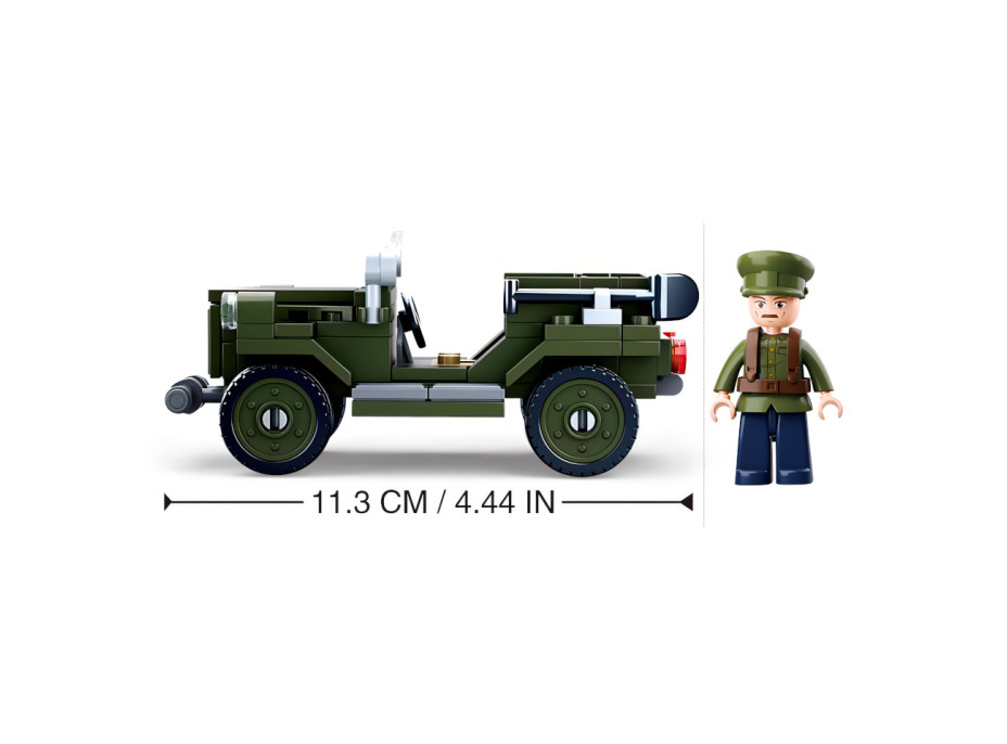 Sluban WWII M38-B0682 Sovětský terénní vůz GAZ 67