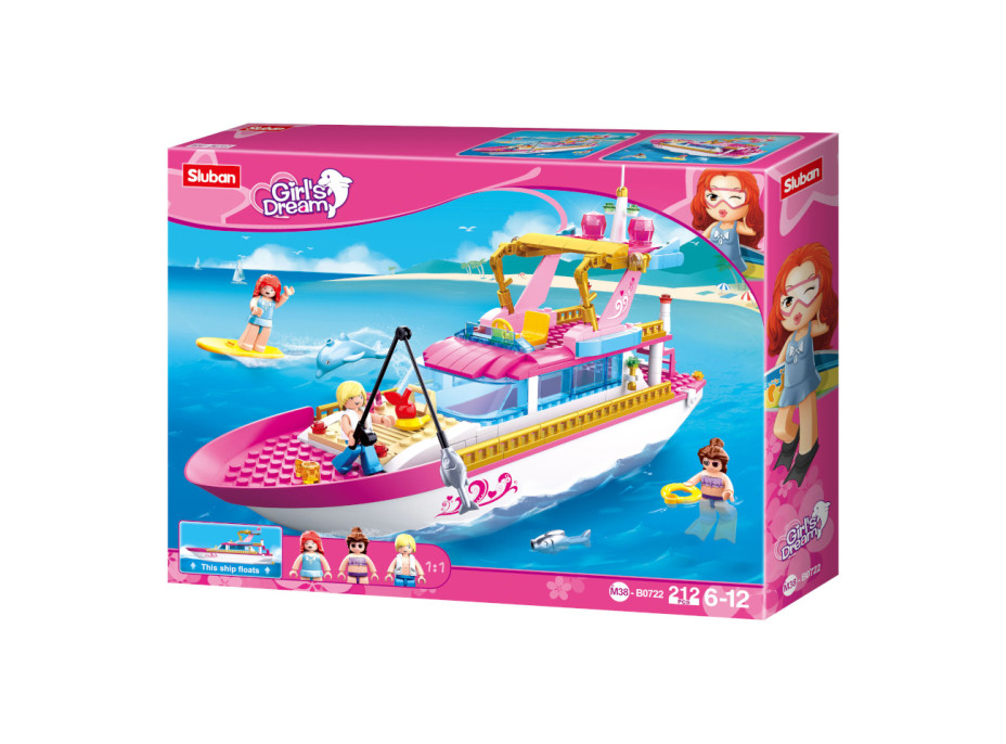 Sluban Girls Dream M38-B0722 Luxusní jachta