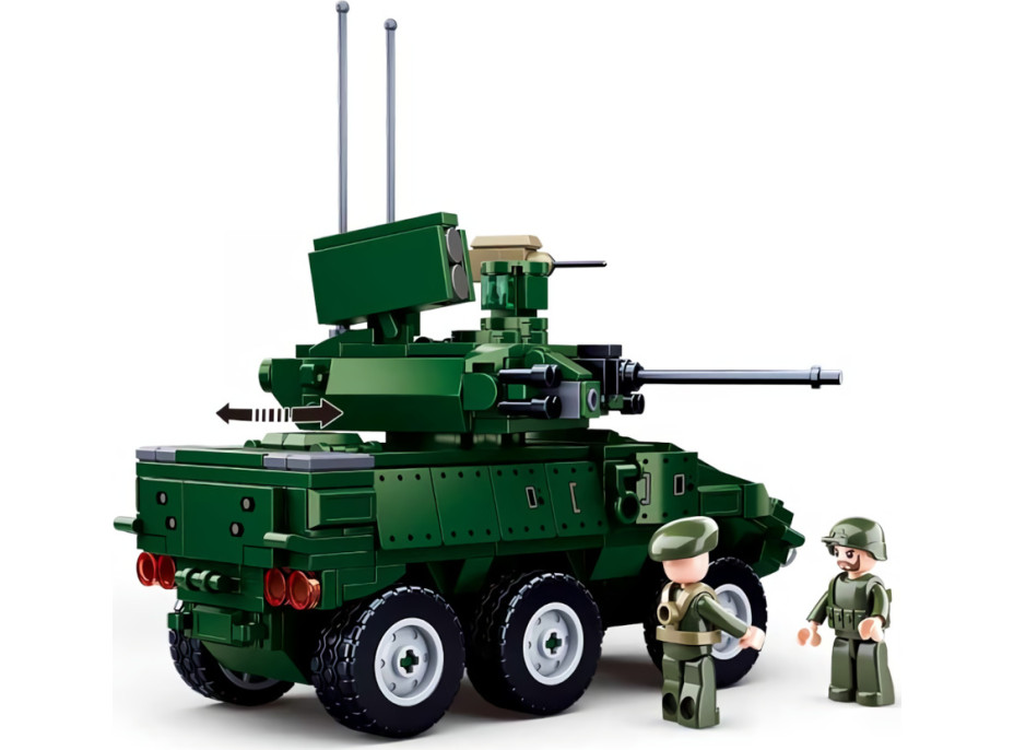 Sluban Model Bricks M38-B0753 Obrněné bojové vozidlo 6x6 EBRC Jaguar