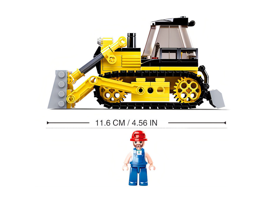 Sluban Town Stavitelé M38-B0802 Buldozer