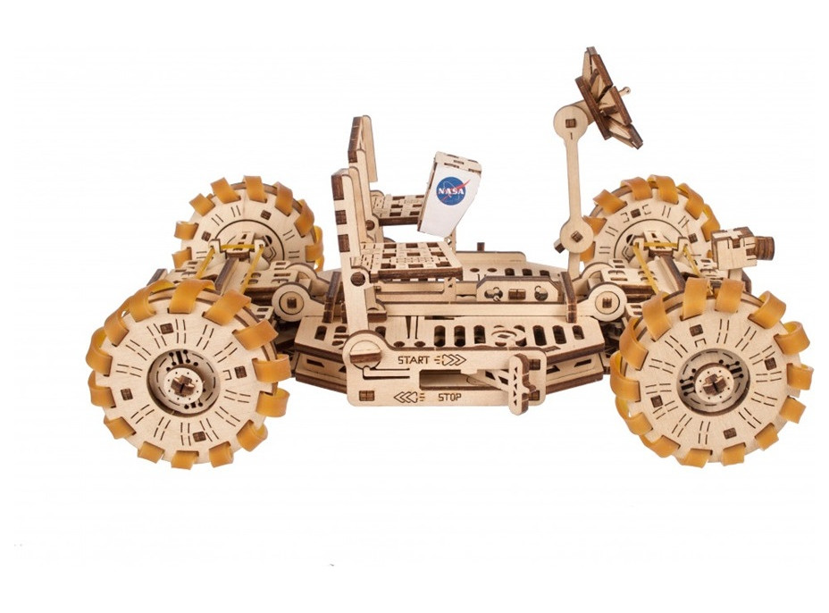 Ugears 3D dřevěné mechanické puzzle NASA, Lunární vozítko