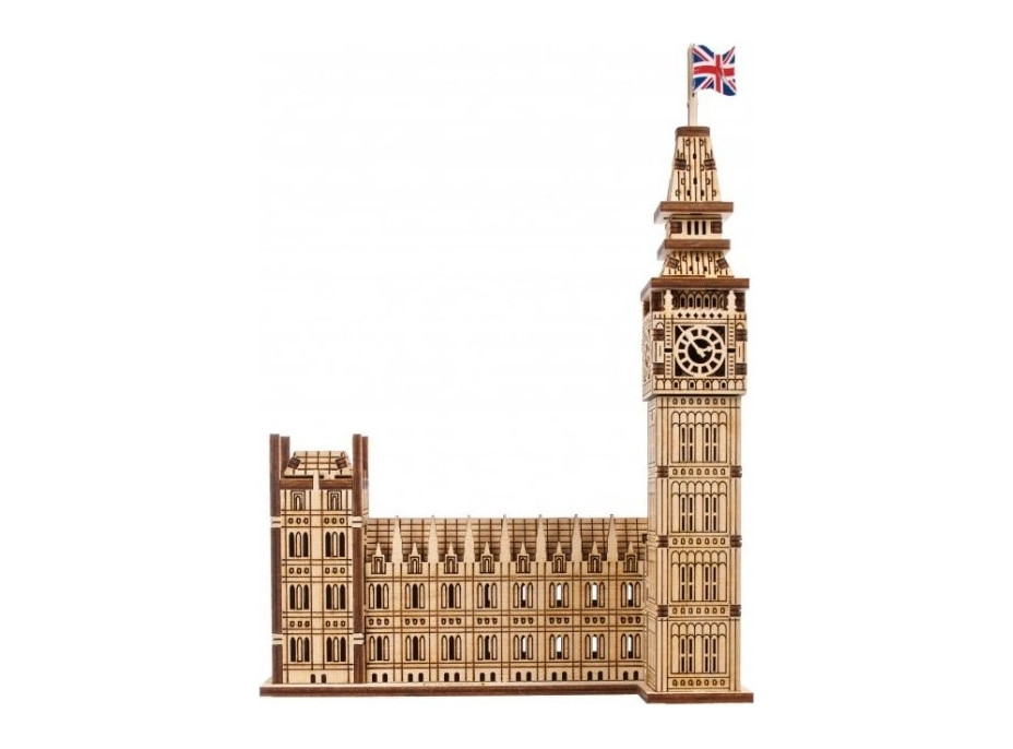 Ugears 3D dřevěné mechanické puzzle Big Ben