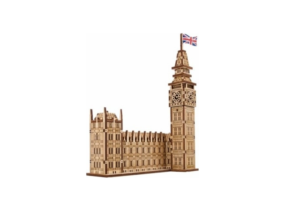 Ugears 3D dřevěné mechanické puzzle Big Ben