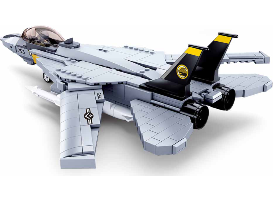 Sluban Model Bricks M38-B0755 Stíhací letoun F-14 Tomcat