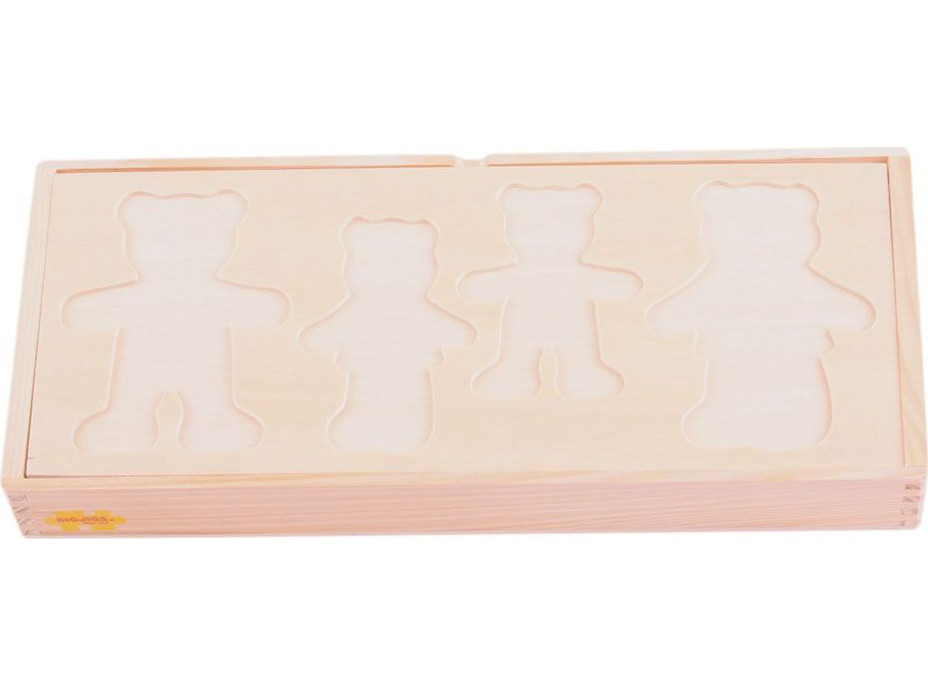 Bigjigs Toys Oblékací puzzle Medvědí rodinka