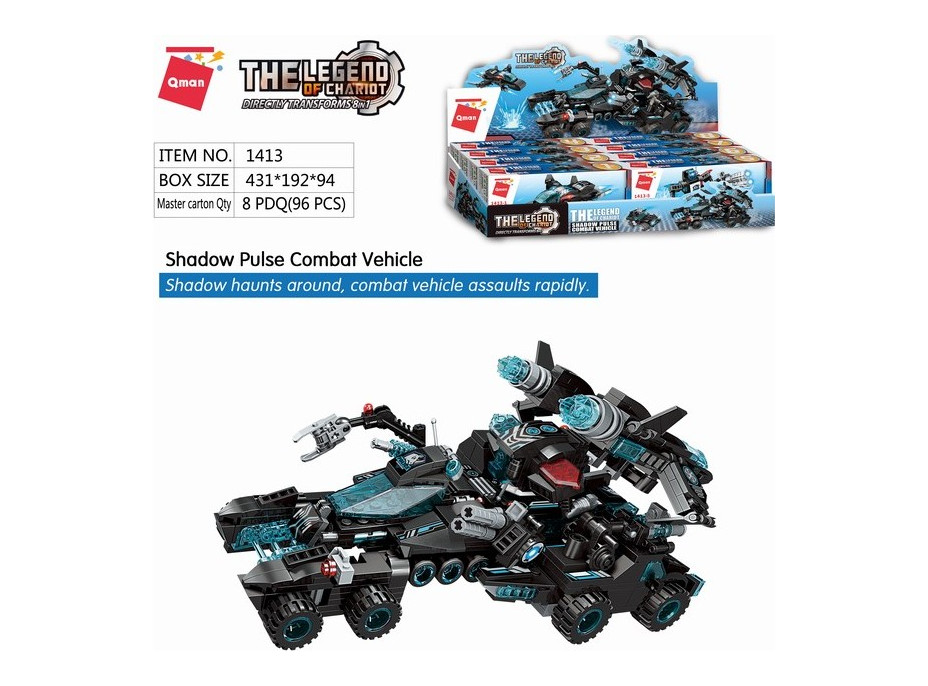 Qman Shadow Pulse Combat Vehicle 1413 sada 8v1