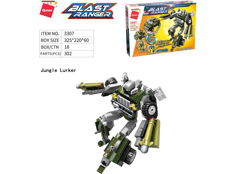 Qman Blast Ranger 3307 Jungle Lurker