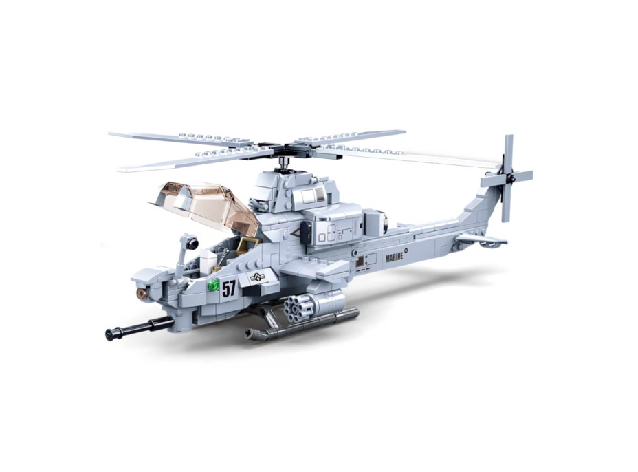 Sluban Army Model Bricks M38-B0838 Bitevní helikoptéra AH-1Z Viper