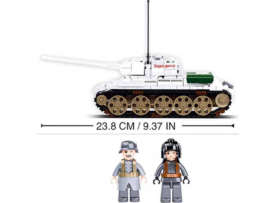 Sluban Bitva o Budapešť M38-B0978 Bílý tank T-34/85