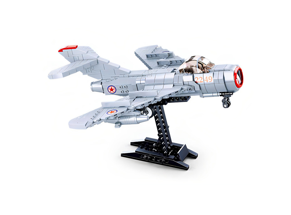 Sluban Model Bricks M38-B0983 Proudový stíhací letoun MiG-15