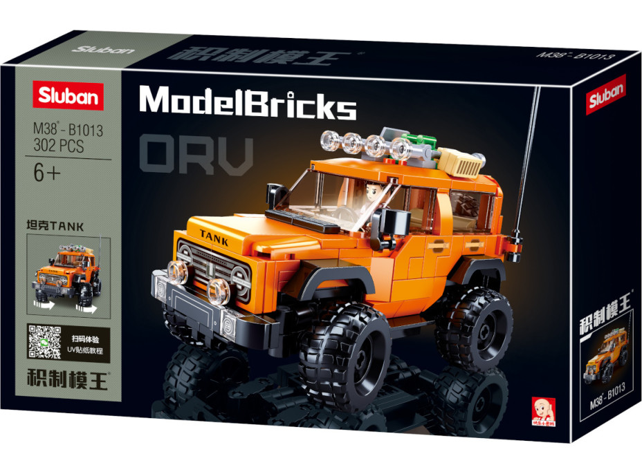 Sluban Model Bricks M38-B1013 Americké SUV Bronx