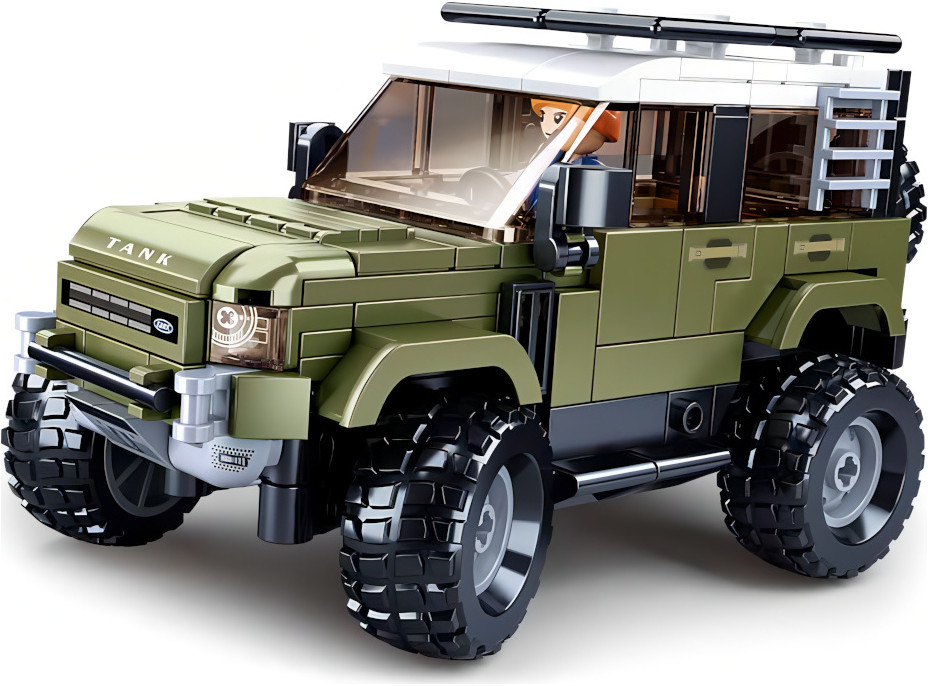 Sluban Model Bricks M38-B1015 Anglické SUV Attacker