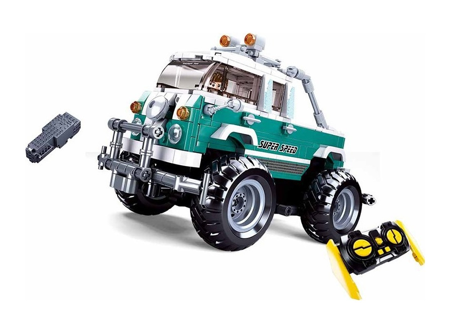 Sluban Power Bricks M38-B1020 Monster SUV vůz R/C T2 na dálkové ovládání