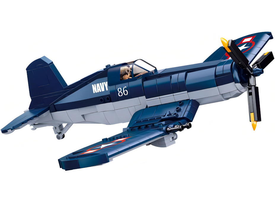 Sluban WWII M38-B1109 Americký stíhací letoun F4U Corsair